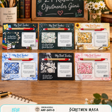 ARF-2411-D - ÖĞRETMEN MASA ÜSTÜ ORGANİZER SET