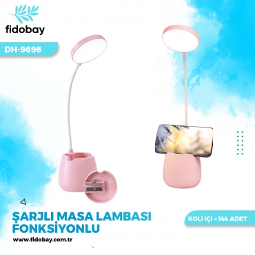 DH-9696 - ŞARJLI MASA LAMBASI FONKSİYONLU