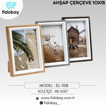 EL-1158 - AHŞAP ÇERÇEVE 10*15 CM