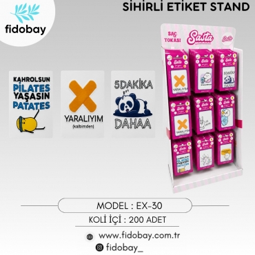 EX-30 - SİHİRLİ ETİKET STAND