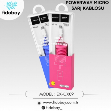 EX-CX09 - POWERWAY MİCRO ŞARJ KABLOSU