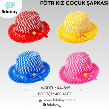 KA-865 - FÖTR KIZ ÇOÇUK ŞAPKASI