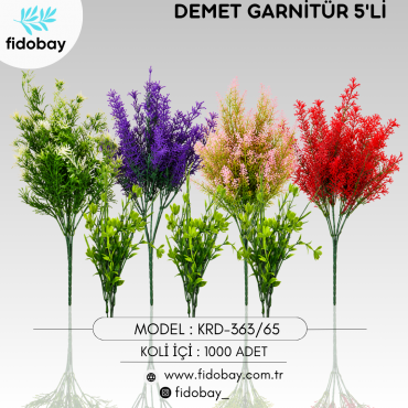 KRD-363/65 - DEMET GARNİTÜR 5'Lİ