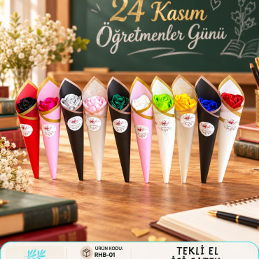 RHB-01 - TEKLİ EL İŞİ SATEN GÜL