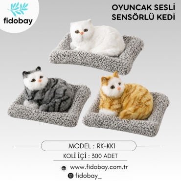 RK-KK1 - OYUNCAK SESLİ SENSÖRLÜ KEDİ
