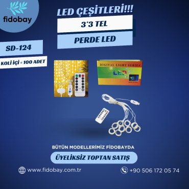 SD-124 - 3*3 TEL PERDE LED X 100