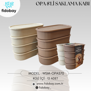 WSM-OPA570 - OPA 8'Lİ SAKLAMA KABI