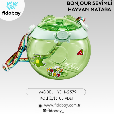 YDH-2579 - BONJOUR SEVİMLİ HAYVAN MATARA