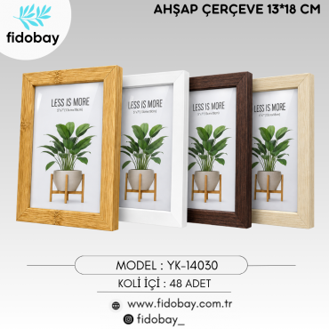 YK-14030 - AHŞAP ÇERÇEVE 13*18 CM