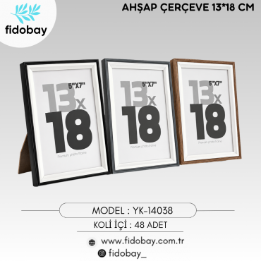 YK-14038 - AHŞAP ÇERÇEVE 13*18 CM