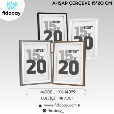 YK-14039 - AHŞAP ÇERÇEVE 15*20 CM