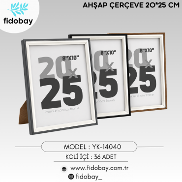 YK-14040 - AHŞAP ÇERÇEVE 20*25 CM